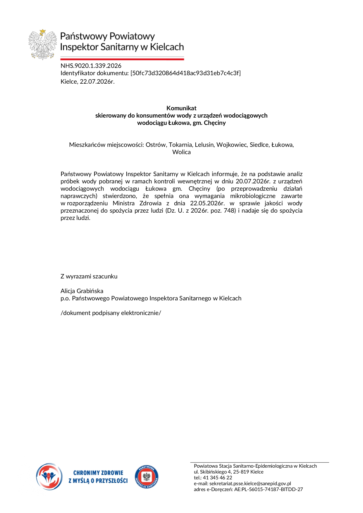 Komunikat PPIS przydatnosc