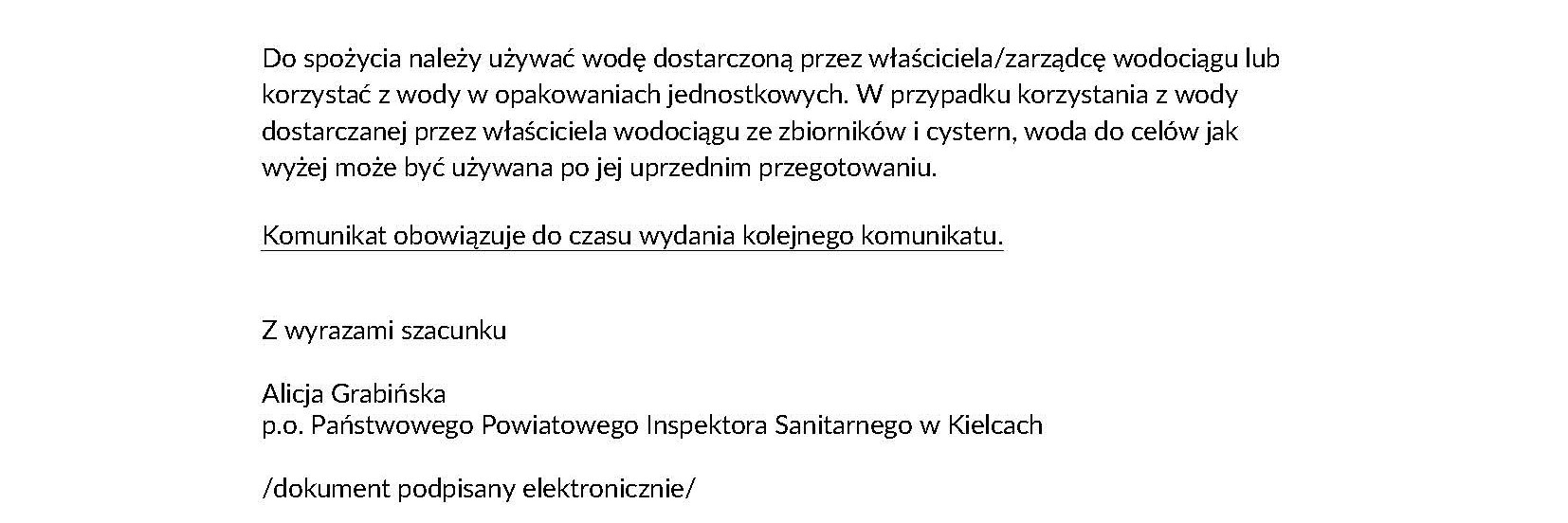Komunikat wod. Chęciny Strona 2